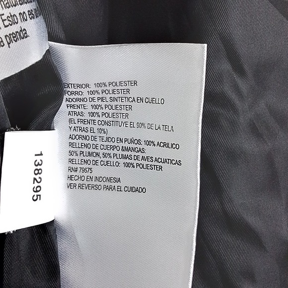 Michael MIchael Kors Mid Length Down Feather‎ Coat Size Small in Black - Picture 10 of 14